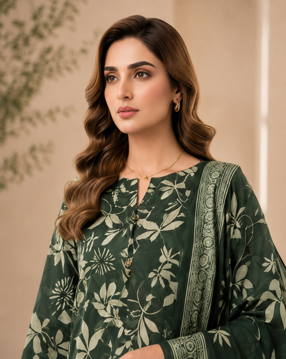 3 Piece Lawn Suit (Pret)