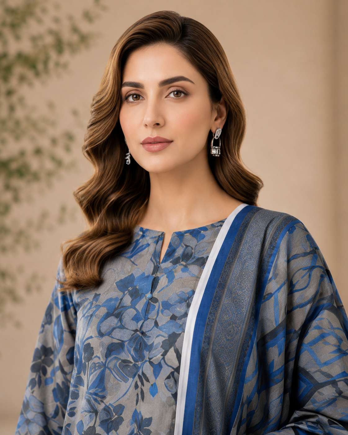 3 Piece Lawn Suit (Pret)