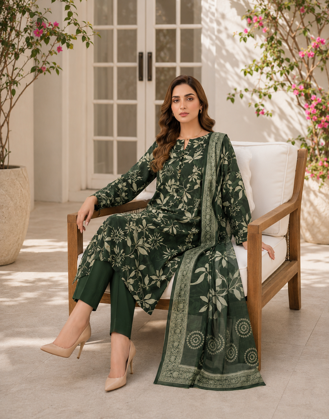3 Piece Lawn Suit (Pret)