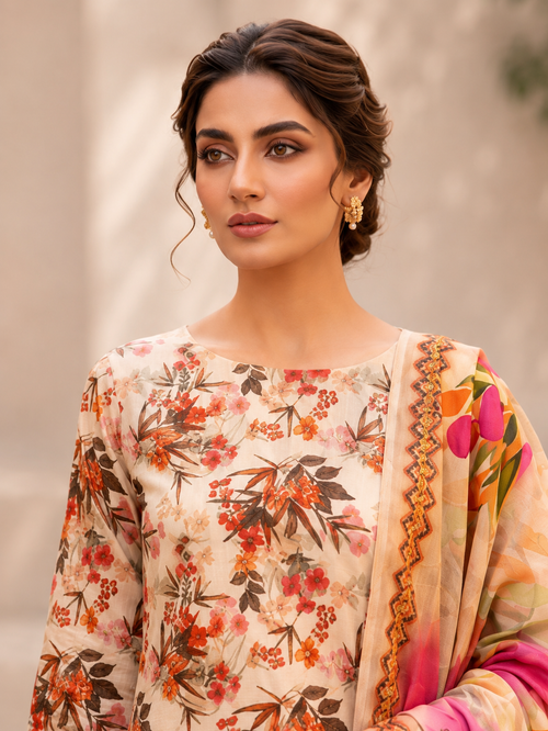 3 Piece Lawn Suit (Pret)