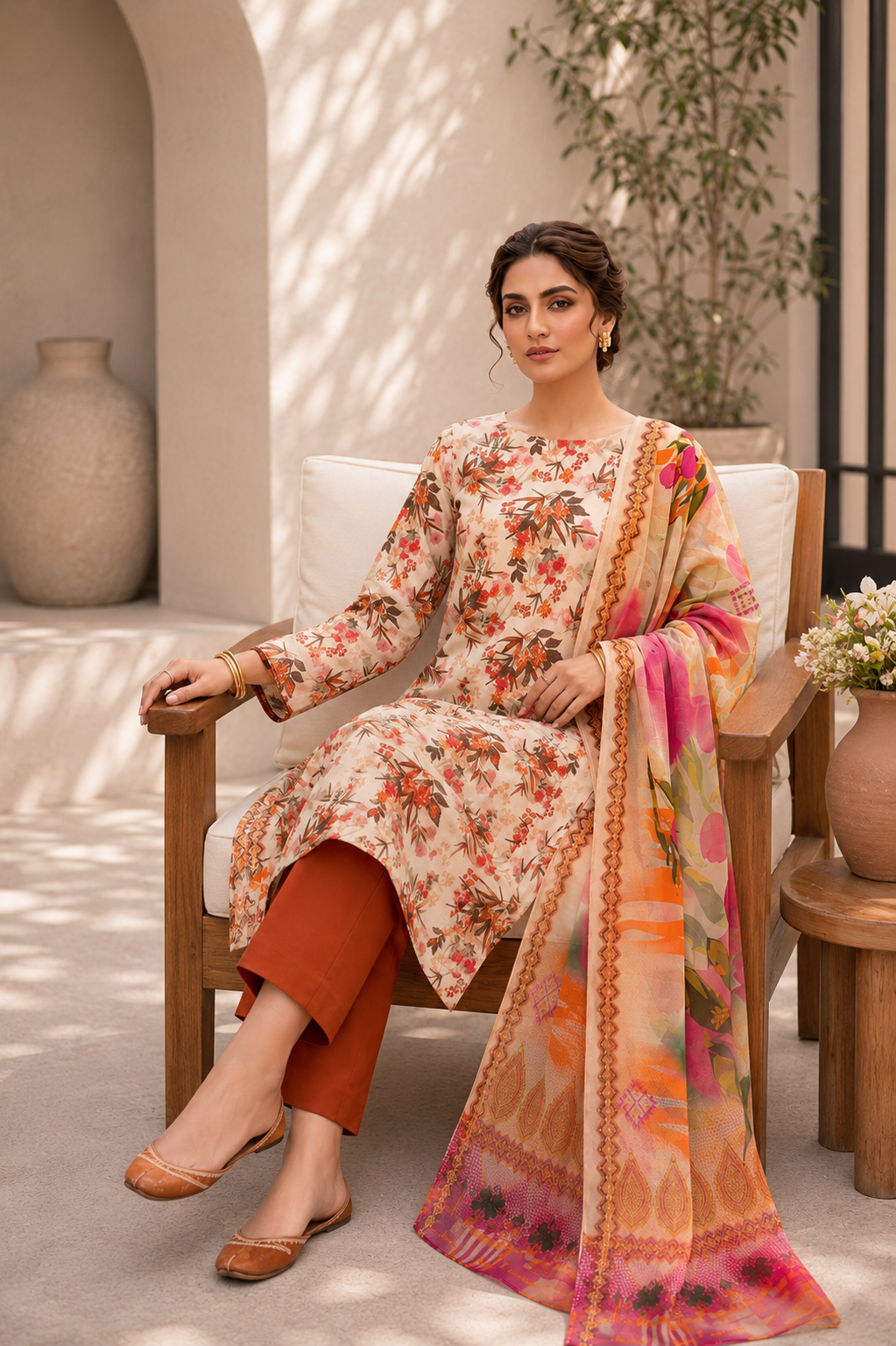3 Piece Lawn Suit (Pret)
