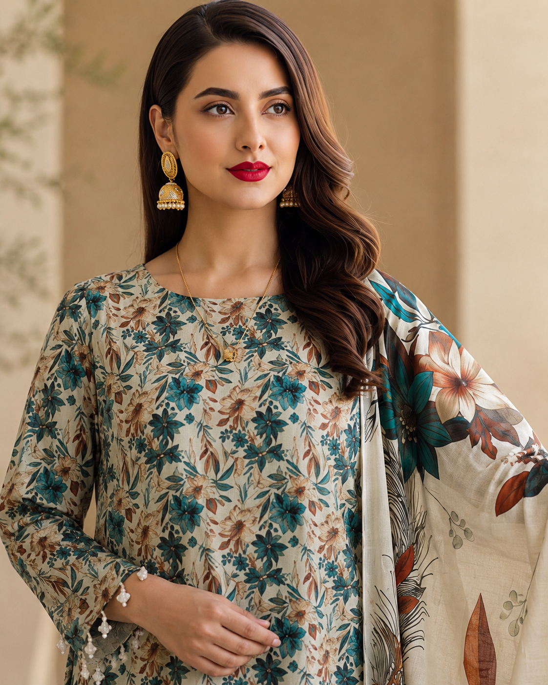 3 Piece Lawn Suit (Pret)