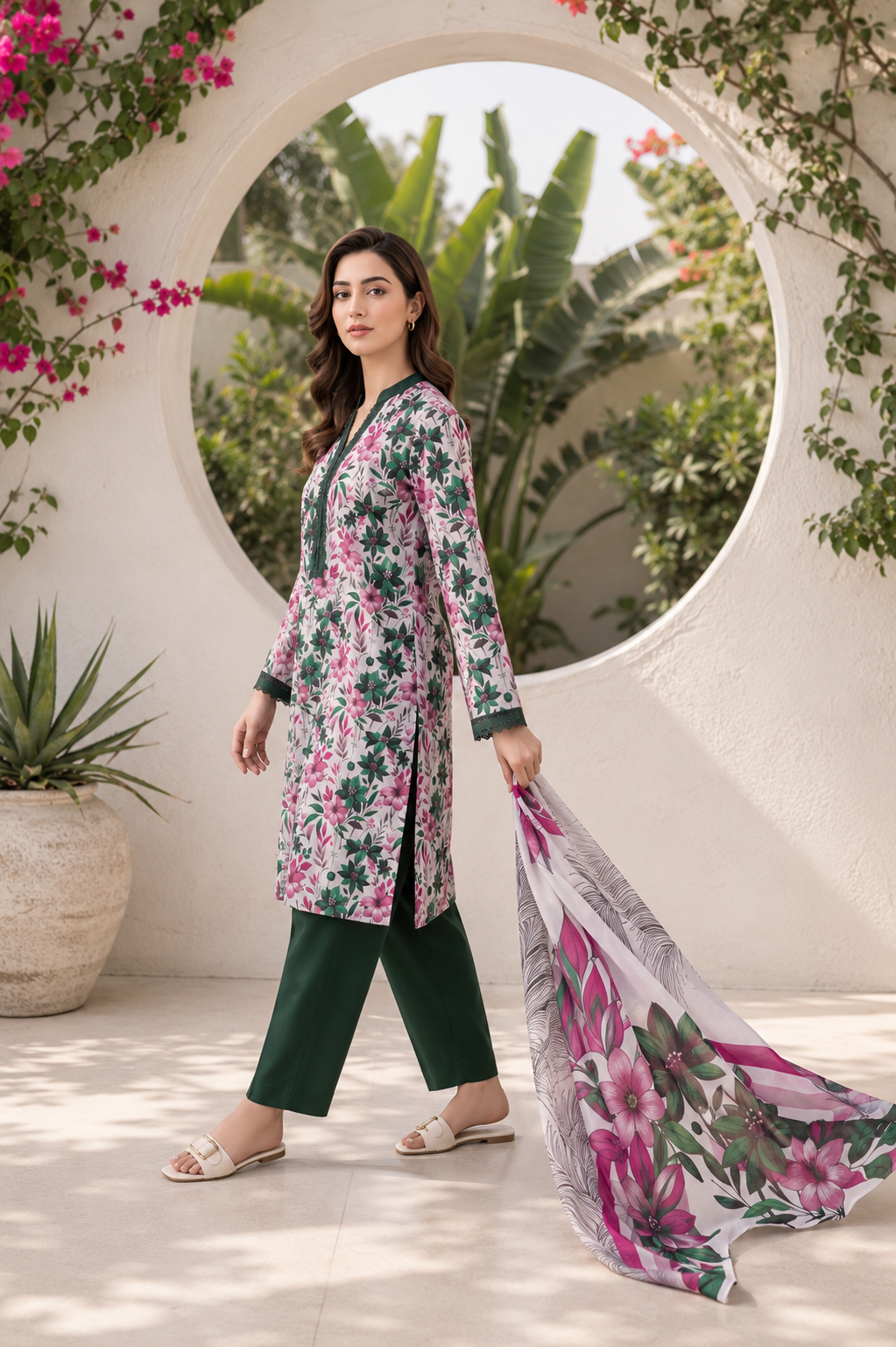 3 Piece Lawn Suit (Pret)